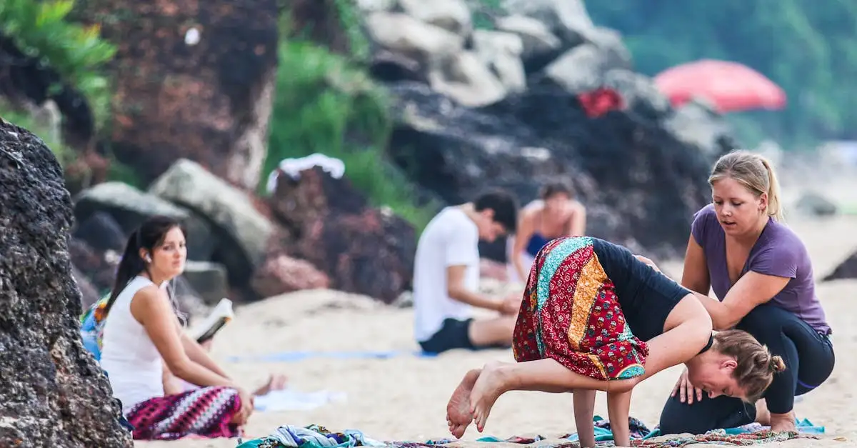 Beach yoga: Ontspan en beweeg op het zand
