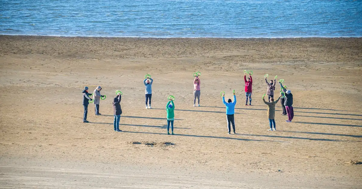 Beachfront yoga lessen voor een ontspannen start van de dag